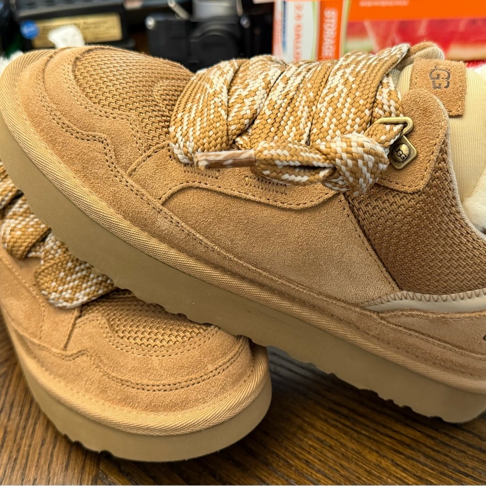 UGG Chestnut Brown Shearling-Lined Boot Interior